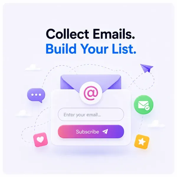 Collect Emails: Capture emails from conversations. Move high-intent followers into follow-up.
