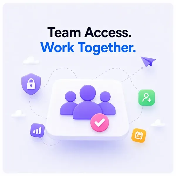 Team Access: Bring your team in without sharing IG passwords. Manage automations and workflows in one place.